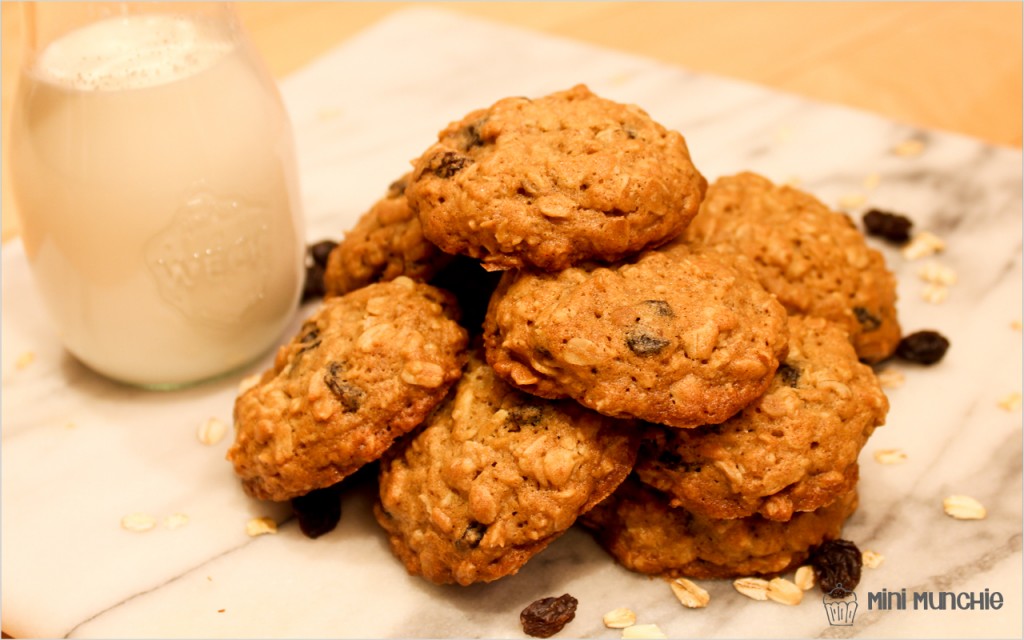 oatmeal raisin cookies-3